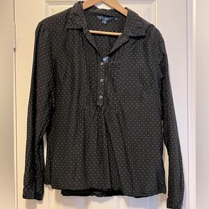 Boden gauzy-sequined Henley sz12